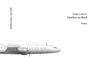 Frontseite des Katalogs 'Design in the Air, Geschirr an Bord'